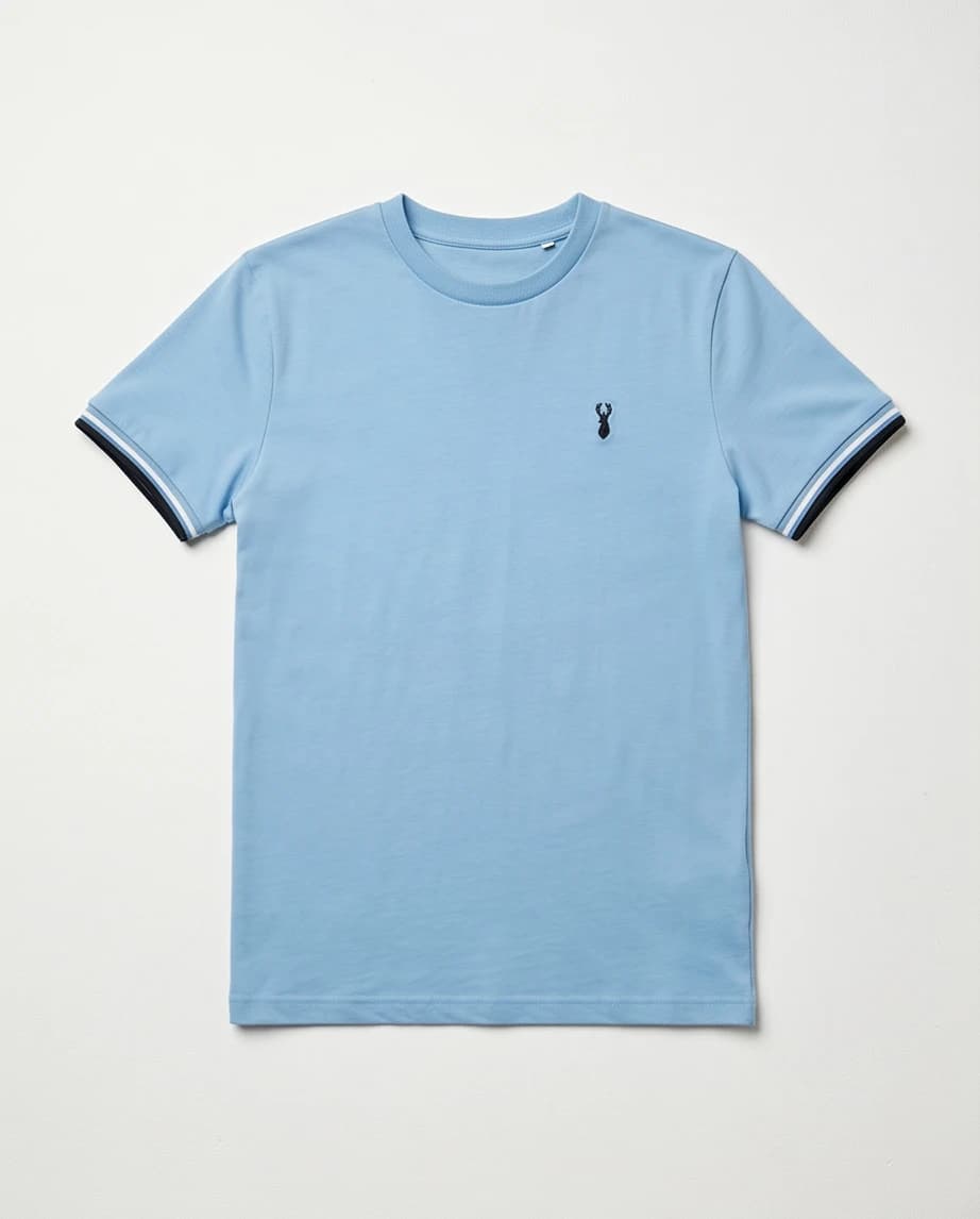 Klasyczny błękitny t-shirt 3