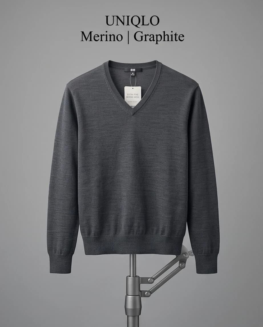 Grafitowy sweter firma Uniqlo rozmiar XS