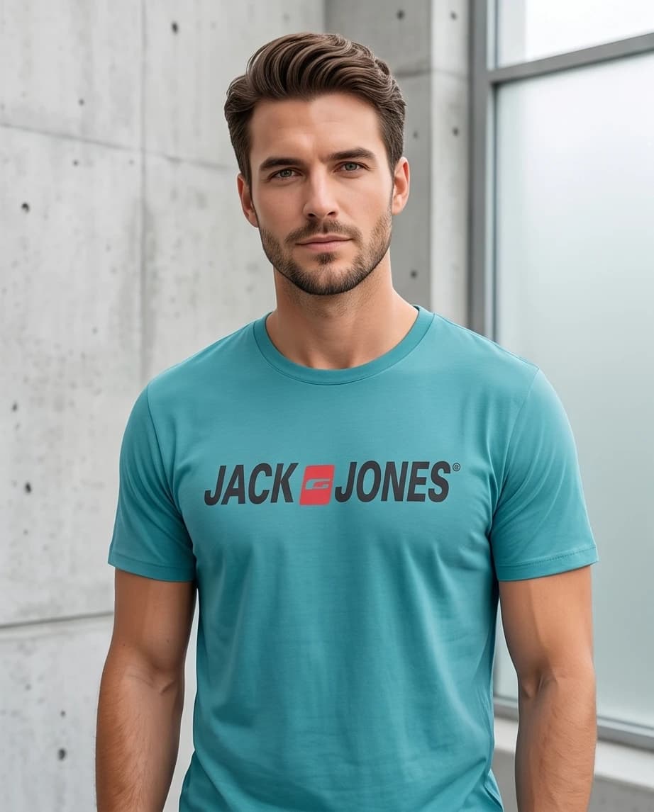 Klasyczny t-shirtem Jack & Jones 3