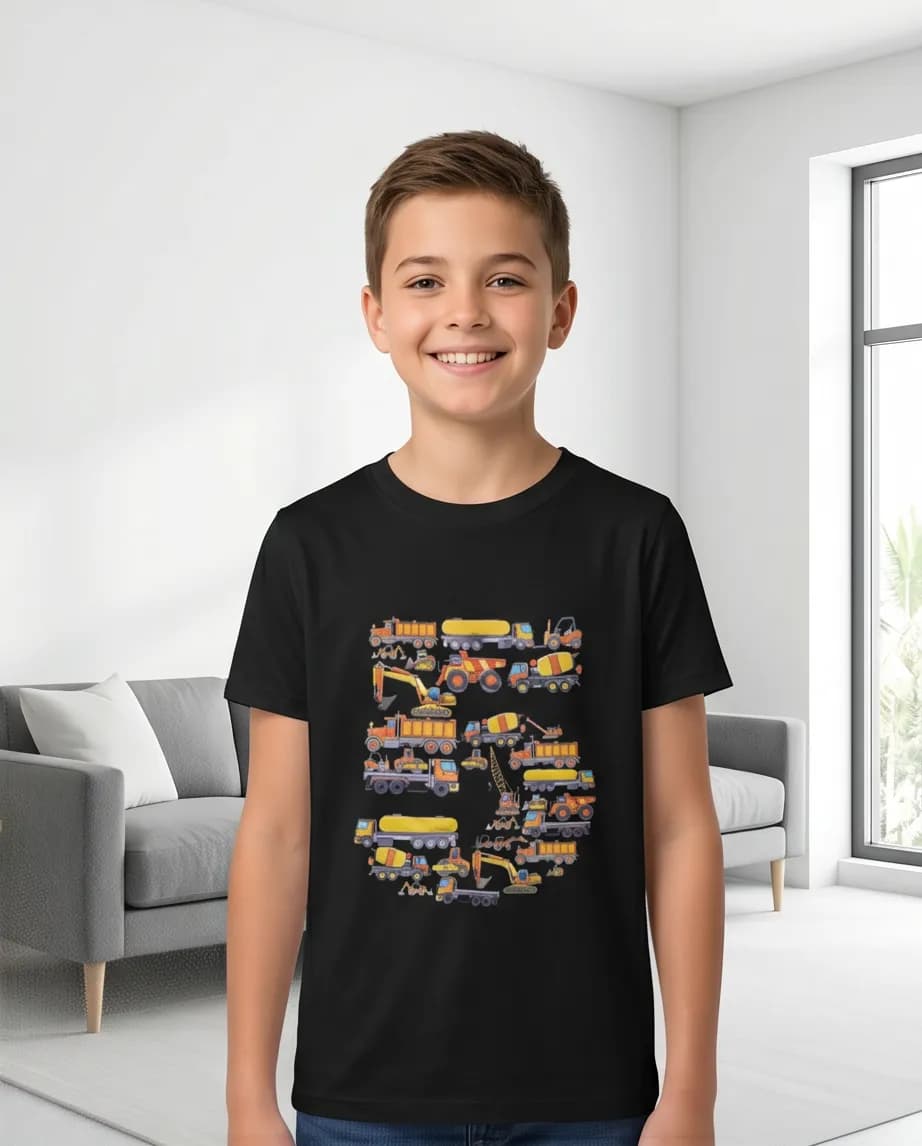 T-shirt dla fana maszyn budowlanych 2