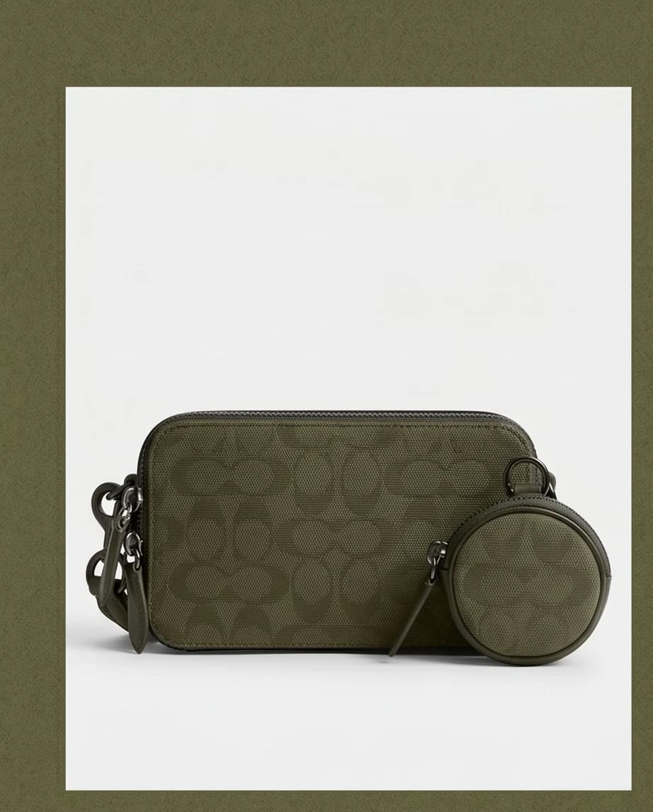 Torebka w kolorze khaki coach