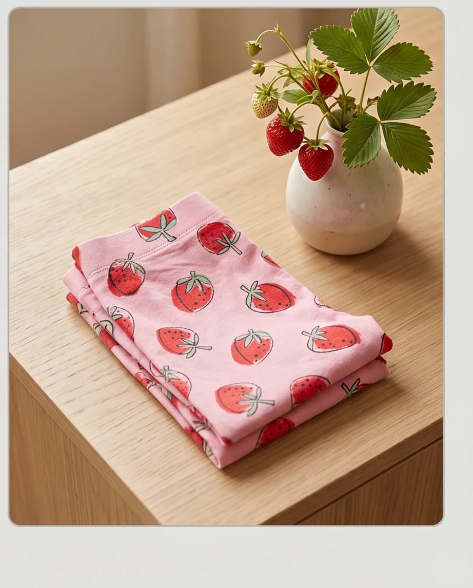Spodenki w truskawki 4