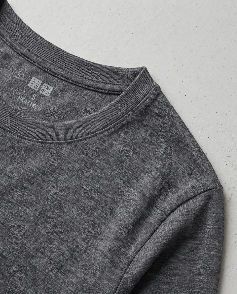 Męska bluzka na długi rękaw ciemnoszara rozmiar S firma Uniqlo  3