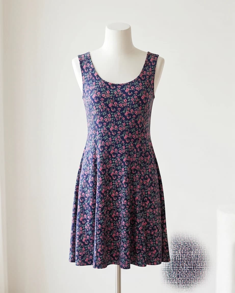 Elegancka sukienka w kwiaty 2