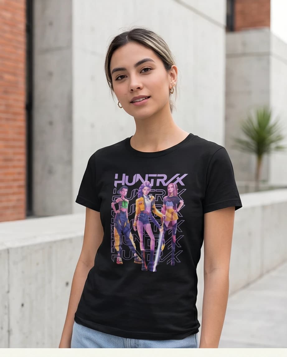 Czarna koszulka Huntraxx 3