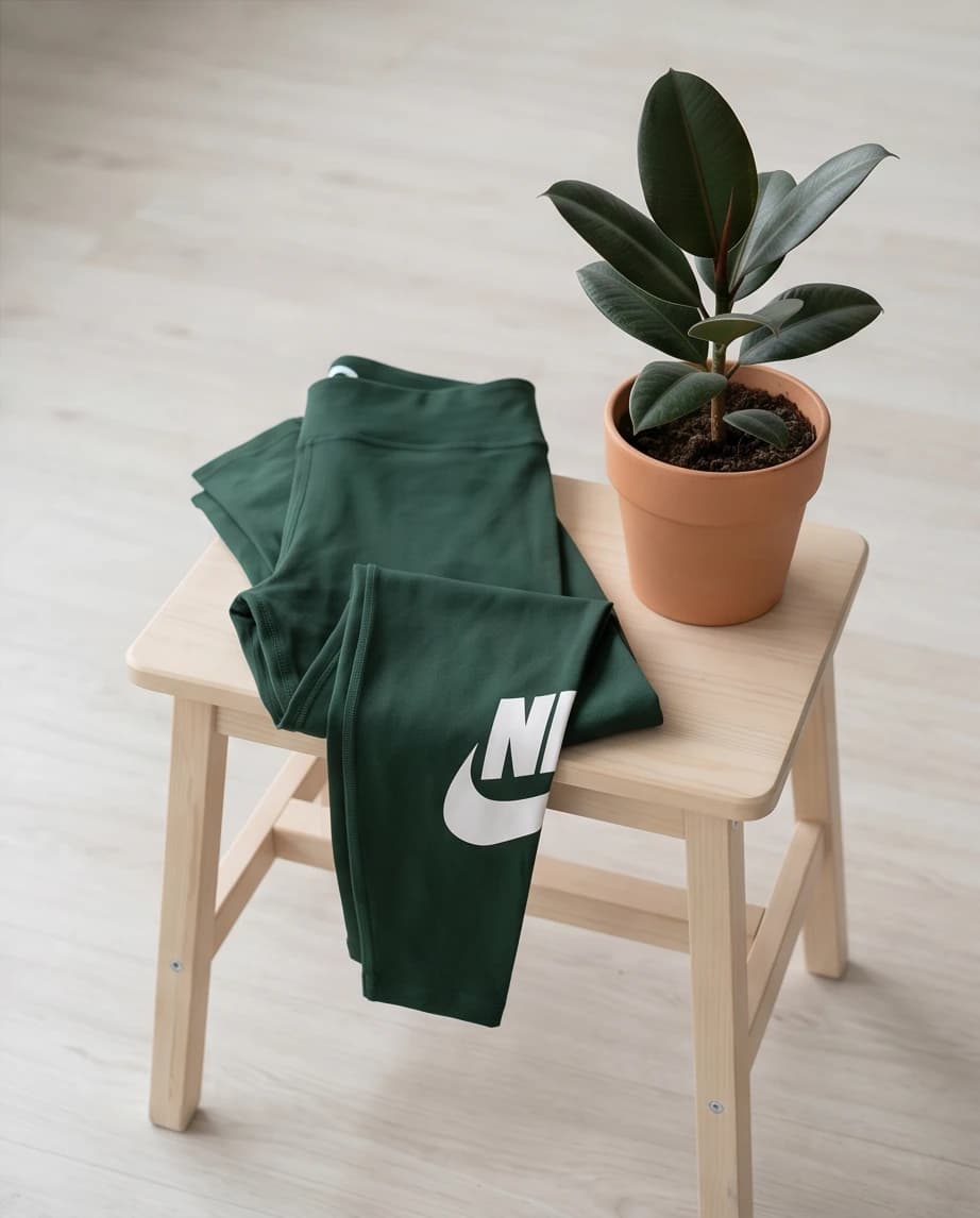 Zielone Damskie Legginsy Nike XXS 32 4