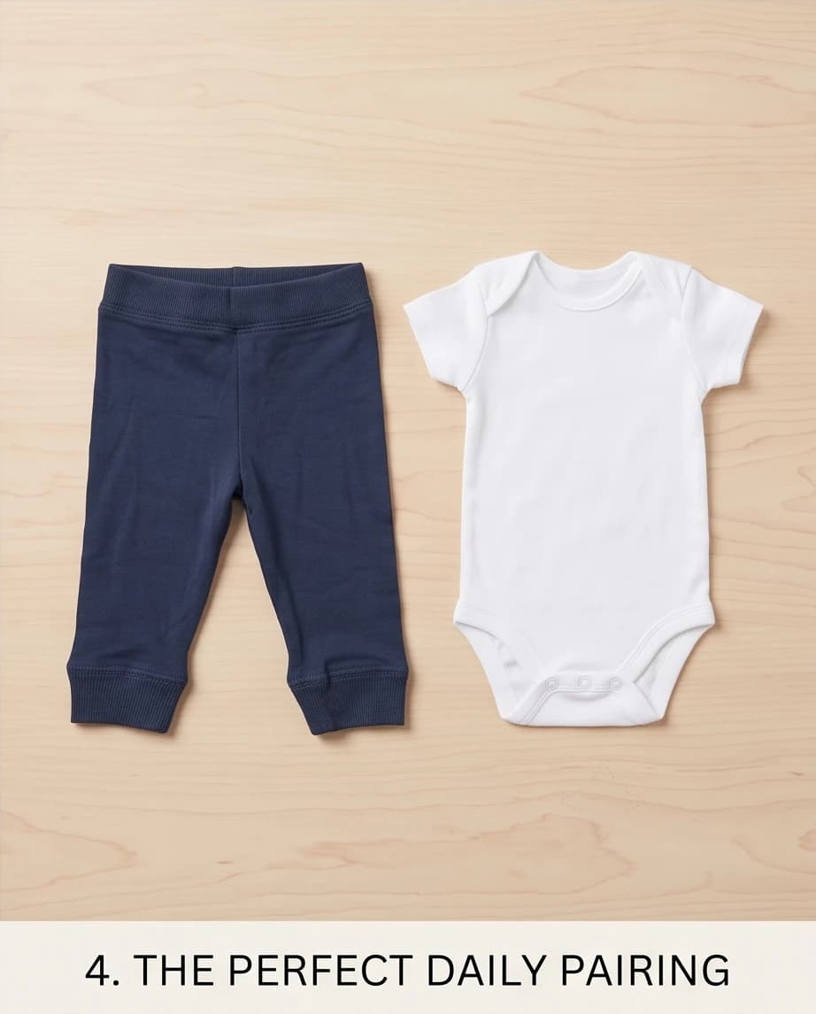 Legginsy niemowlęce w rozmiarze 56 4