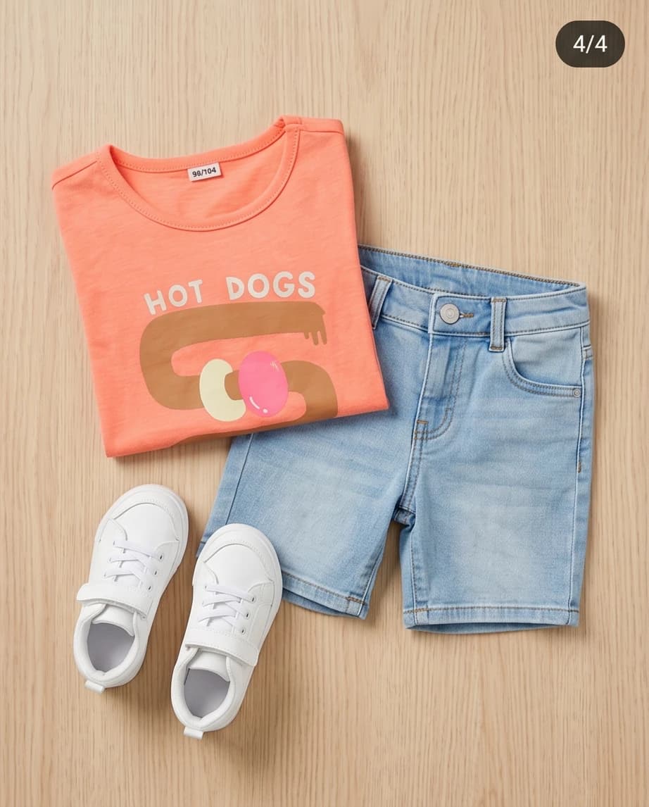 T-shirt pomarańczowy  3