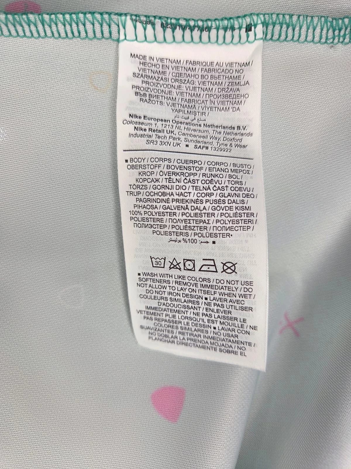 Nike Zielony t-shirt Nike  2