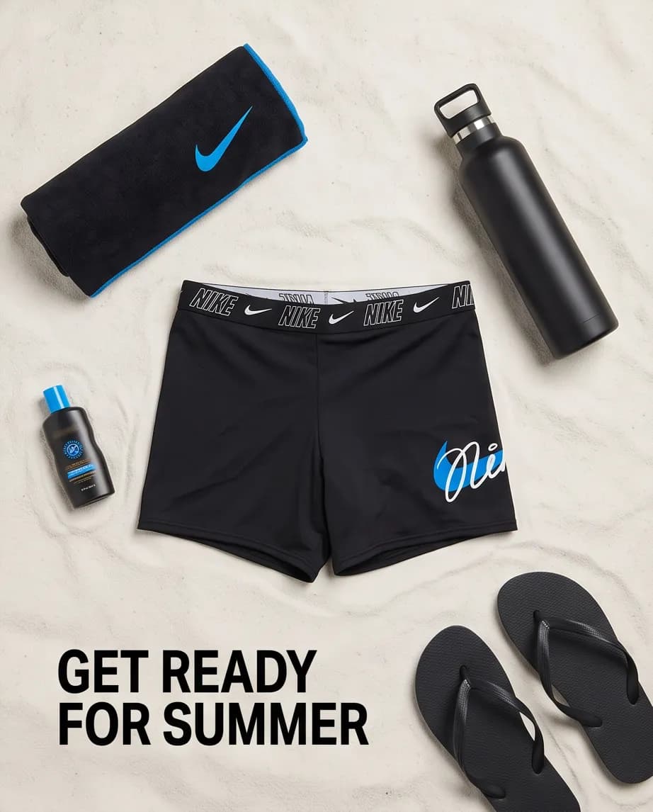 Kąpielówki Nike  - widok 2