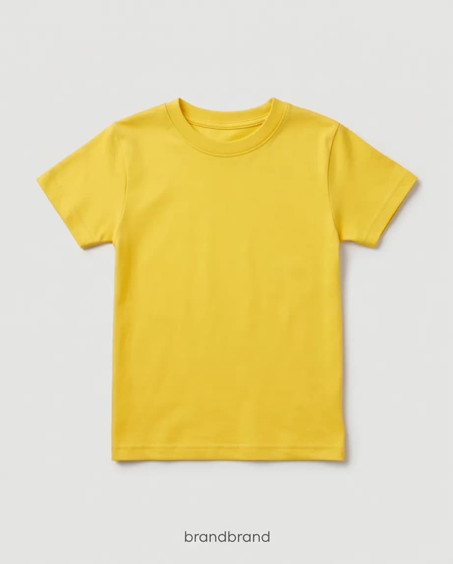 T-shirt żółty dziecięcy 