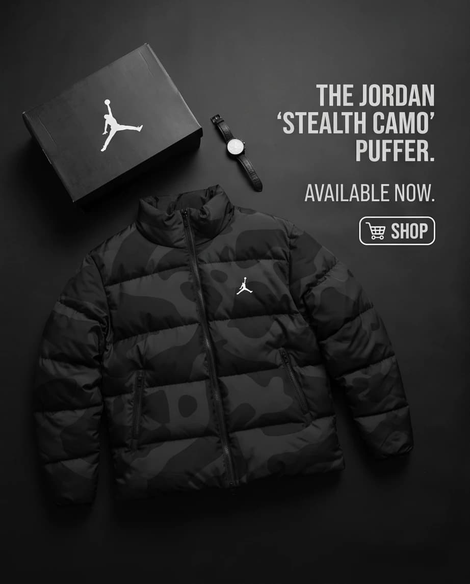 Męska kurtka ocieplana Jordan rozmiar XL 4