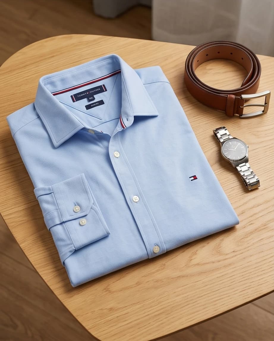 Elegancka męska koszula na krótki rękaw Tommy Hilfiger XXL 3