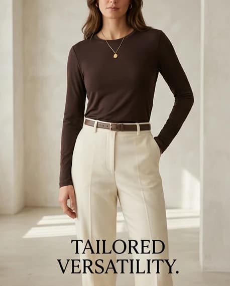 Klasyczna brązowa bluzka Uniqlo 3