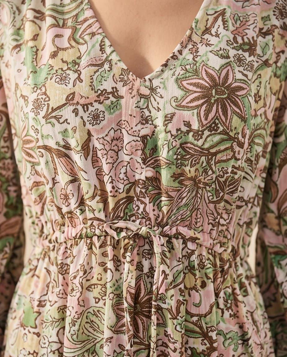Sukienka maxi w kwiaty  - widok 2