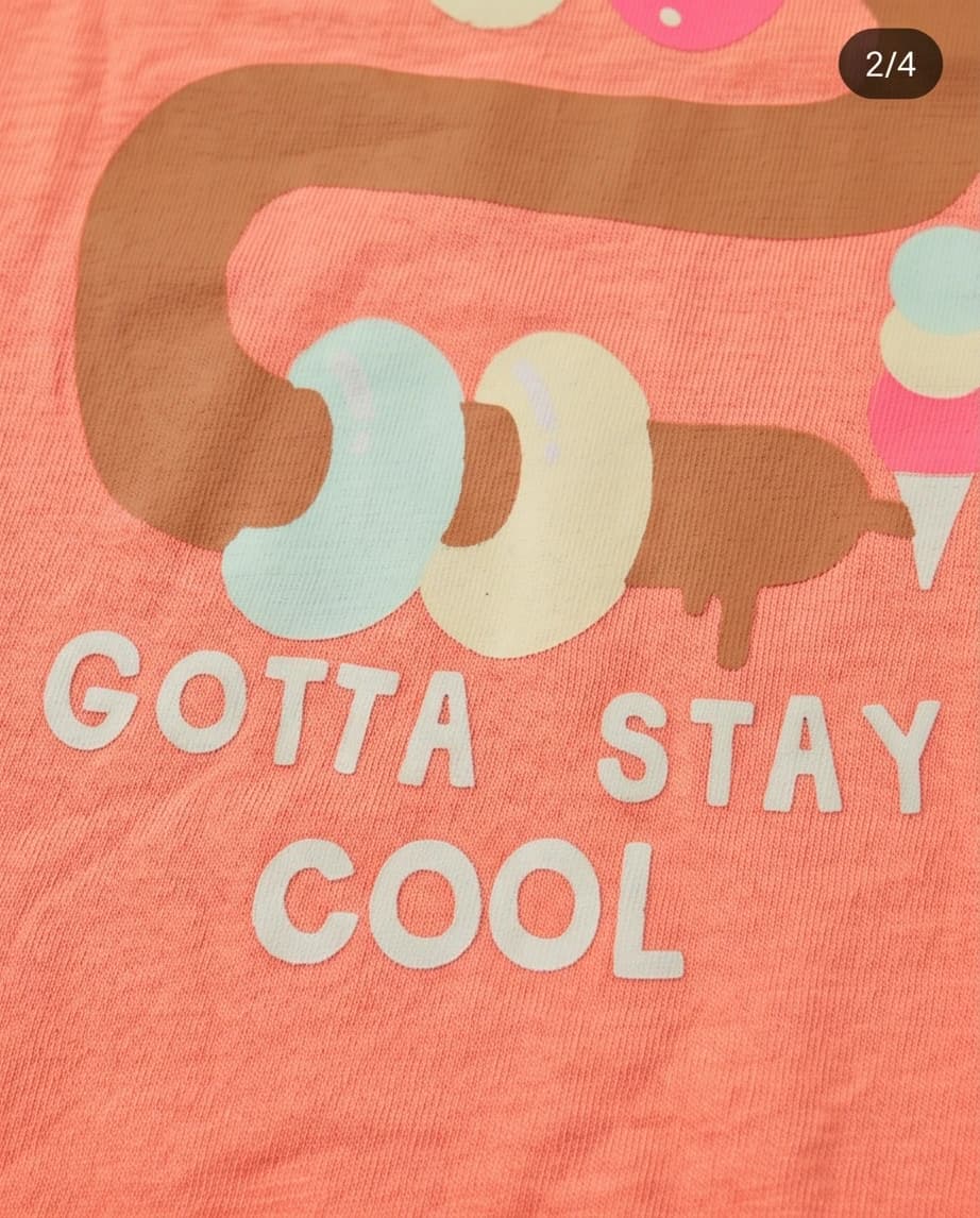 T-shirt pomarańczowy  2