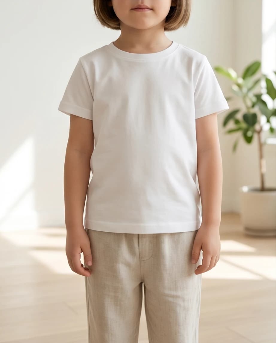 Klasyczny biały t-shirt  3