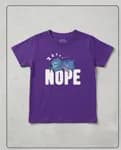 T-shirt fioletowy dziecięcy 
