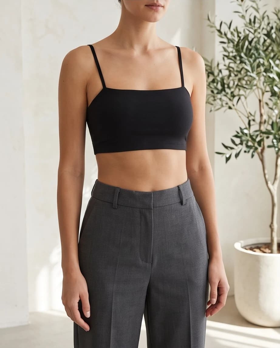 Top z wbudowanym biustonoszem uniqlo  3