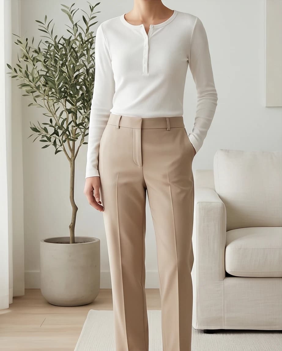 Klasyczna biała bluzka Uniqlo  3