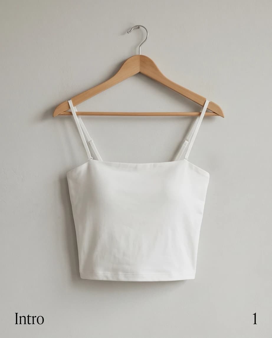 Top Uniqlo z wbudowanym biustonoszem