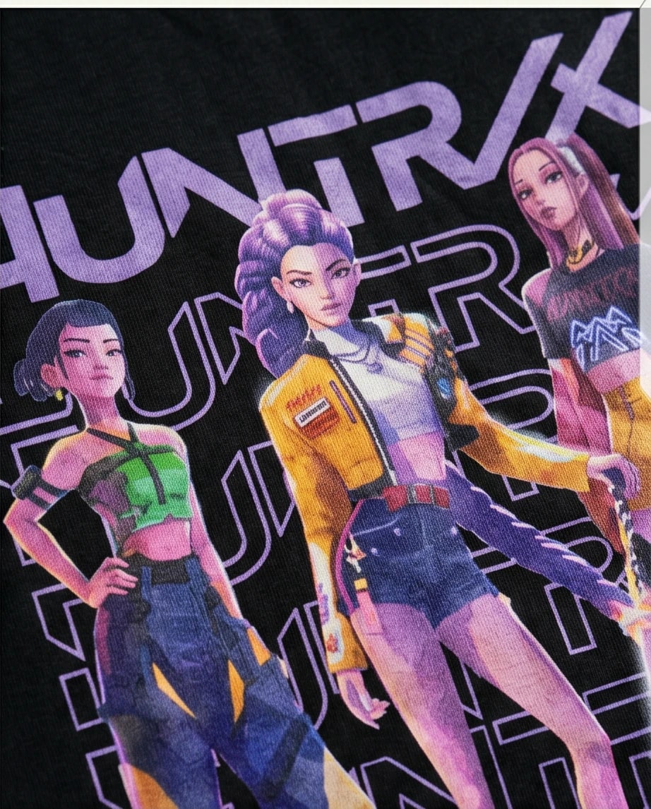 Czarna koszulka Huntraxx - widok 2
