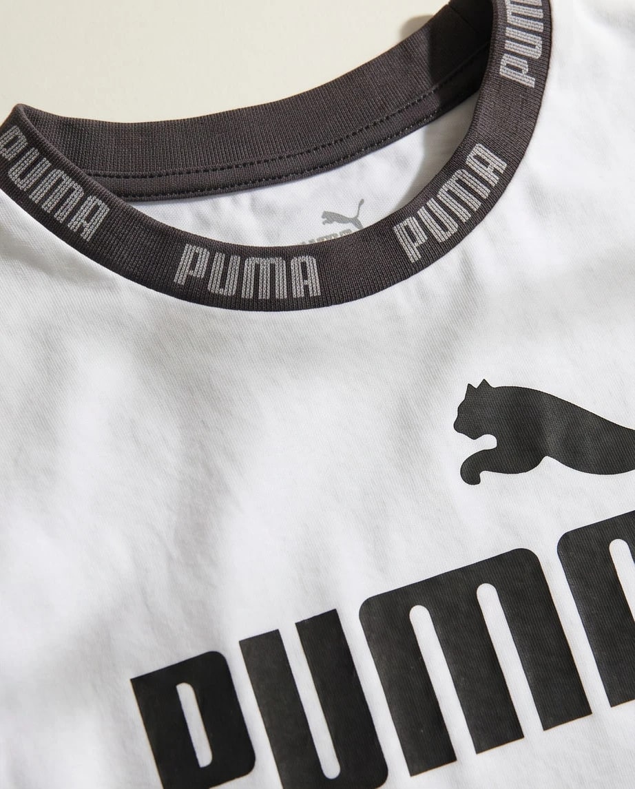 Puma biała krótka koszulka sportowa - widok 2