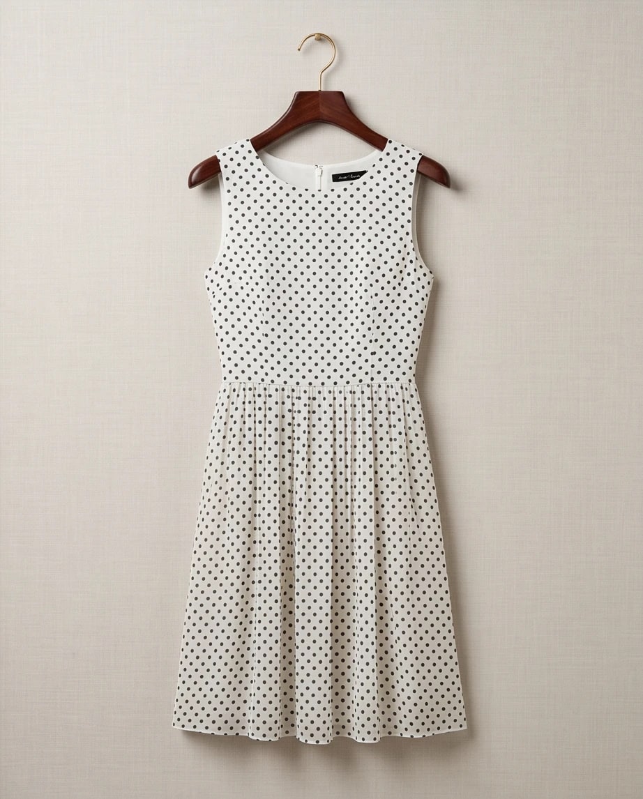 Klasyczna elegancja w grochy