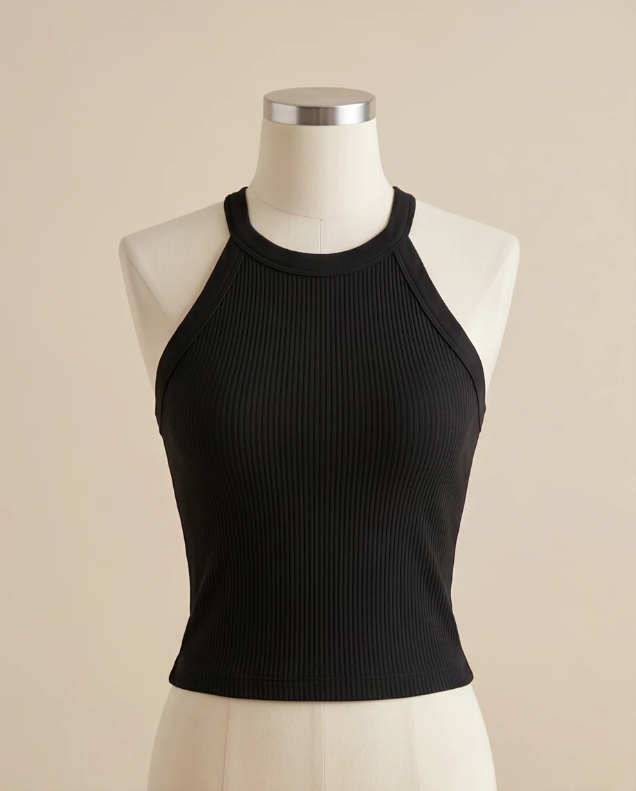 Top Uniqlo z wbudowanym biustonoszem - widok 2