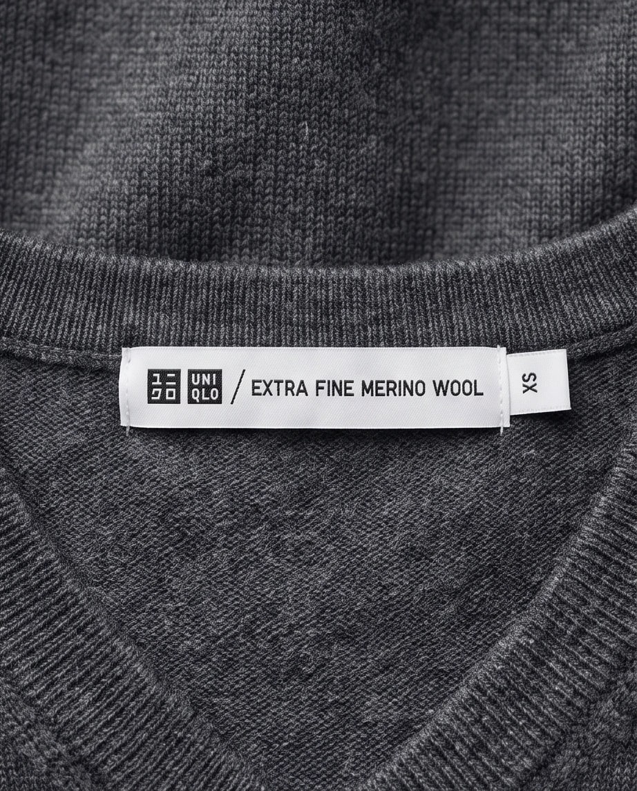 Uniqlo Grafitowy sweter rozmiar XS - widok 2