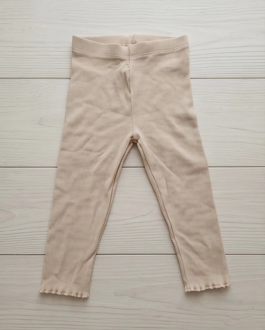 Prążkowane legginsy Next