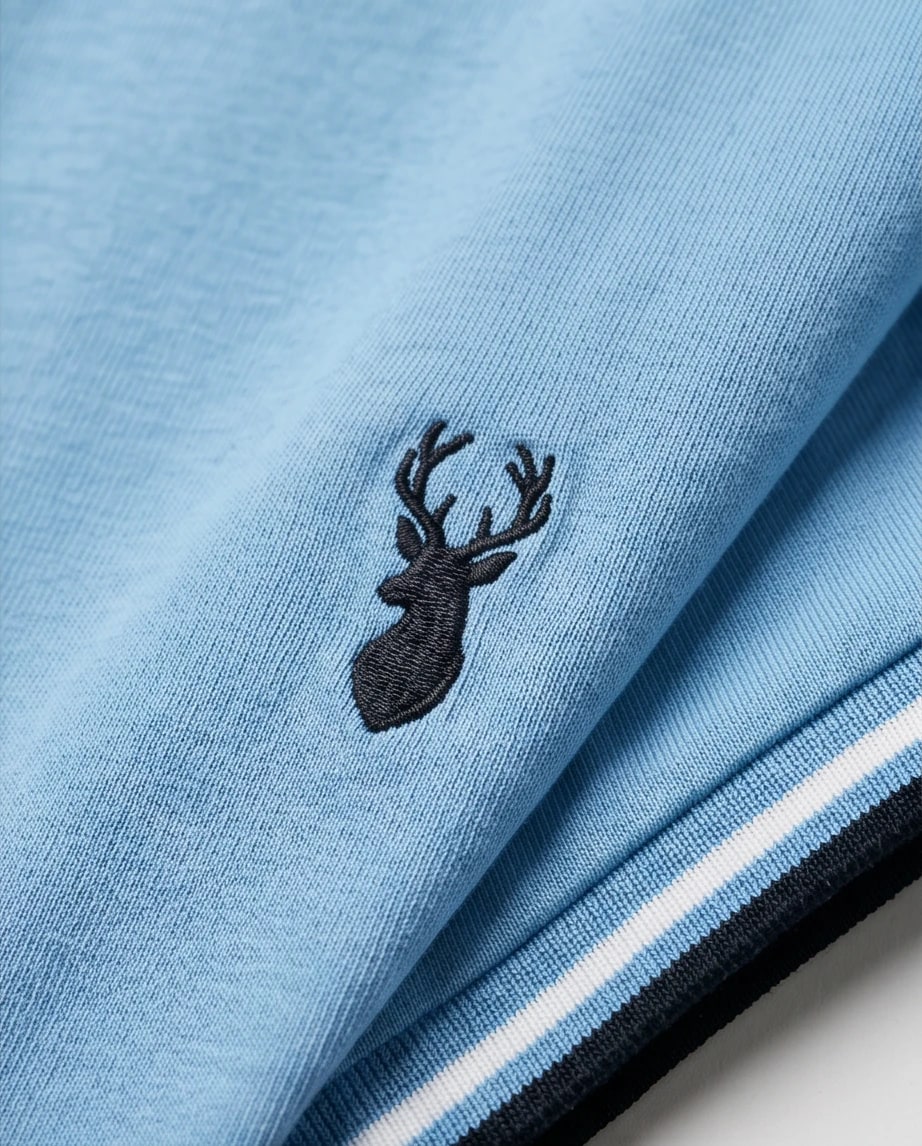 Klasyczny błękitny t-shirt - widok 2