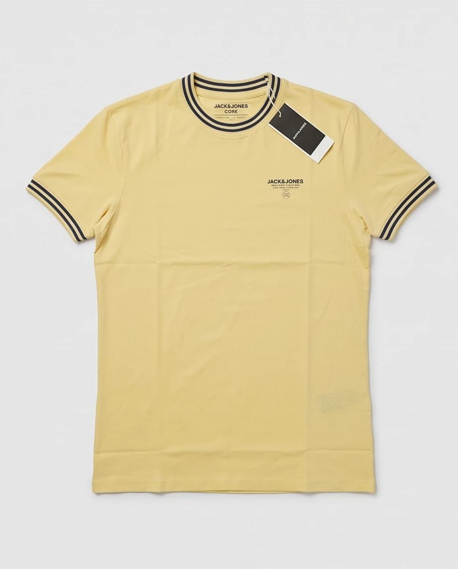 Klasyczny t-shirt Jack & Jones Core w kolorze żółtym
