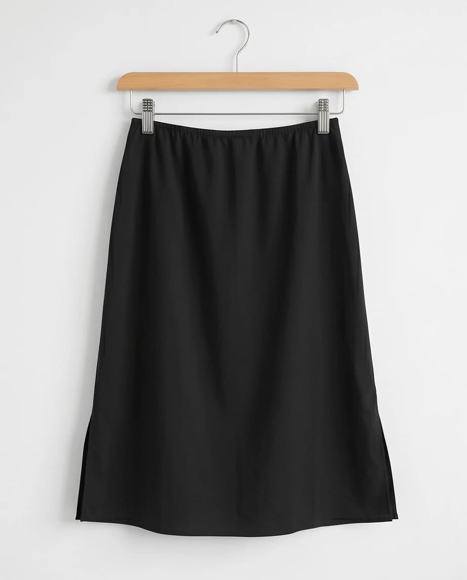 Czarna halka uniqlo