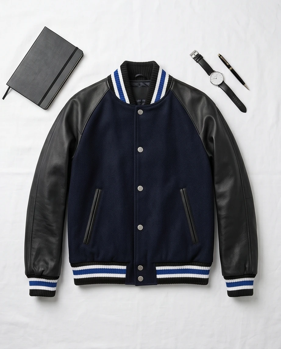 Klasyczna kurtka varsity 4